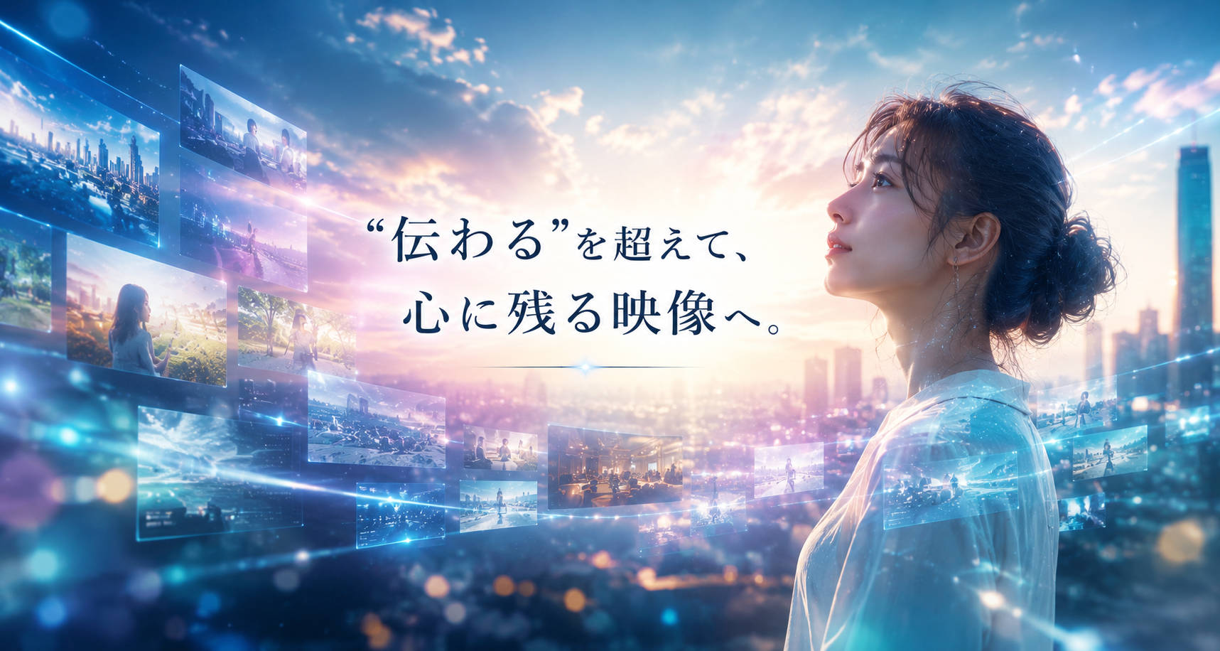 映像の力で、ビジネスをもっと魅力的に。
